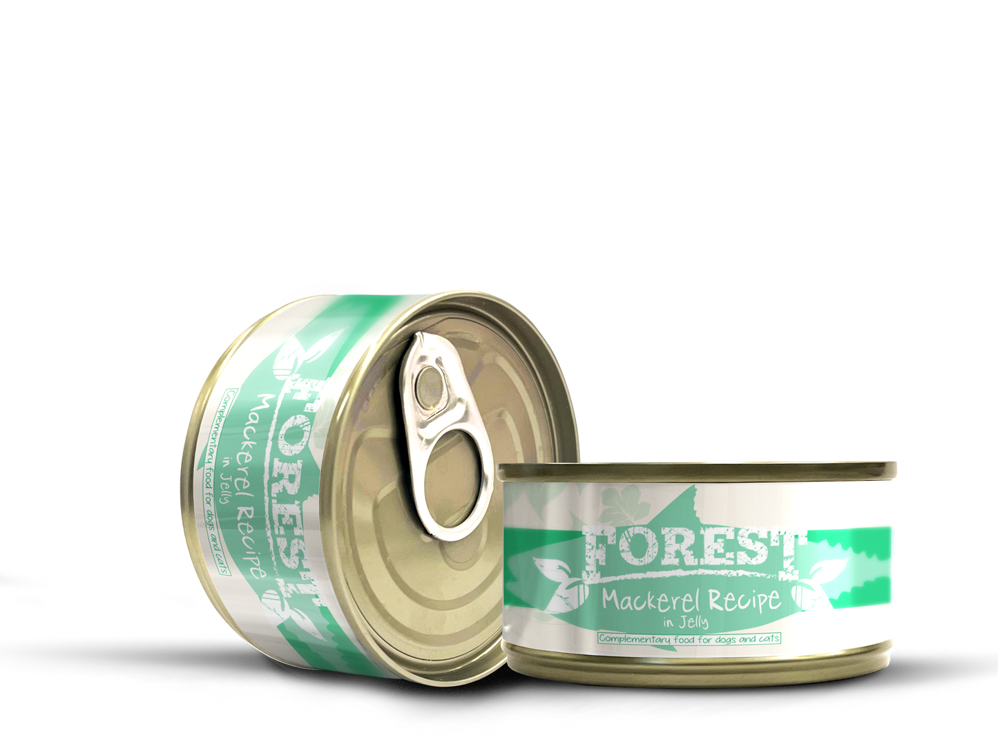 Forest - Grain-Free Mackerel Recipe in Jelly Complementary Wet Food (80gx24cans)
