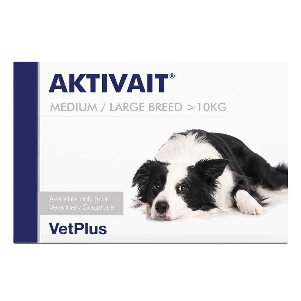 VetPlus Aktivait Brain Support Capsules for Medium & Large Dogs 60 Capsules (Over 10kg)