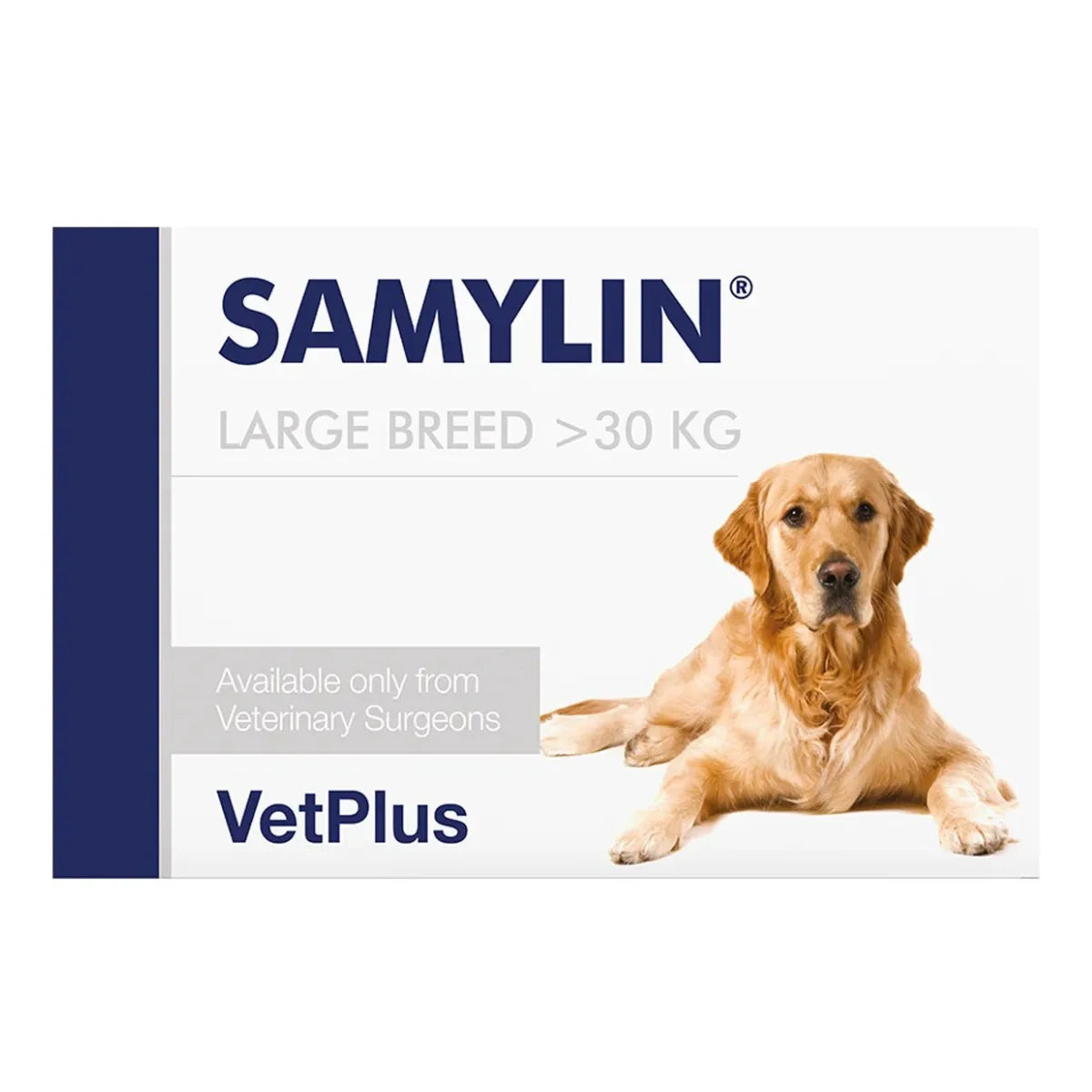 VetPlus Samylin 犬用肝臟補充劑 30片(30-40kg 大型犬)
