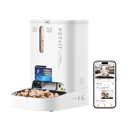 Petkit Yumshare Gemini 2 AI Smart Pet Feeder with Camera