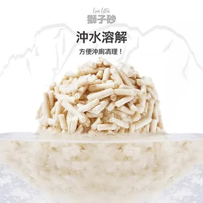 獅子砂 1.5MM 原味豆腐貓砂．18L 原箱12包