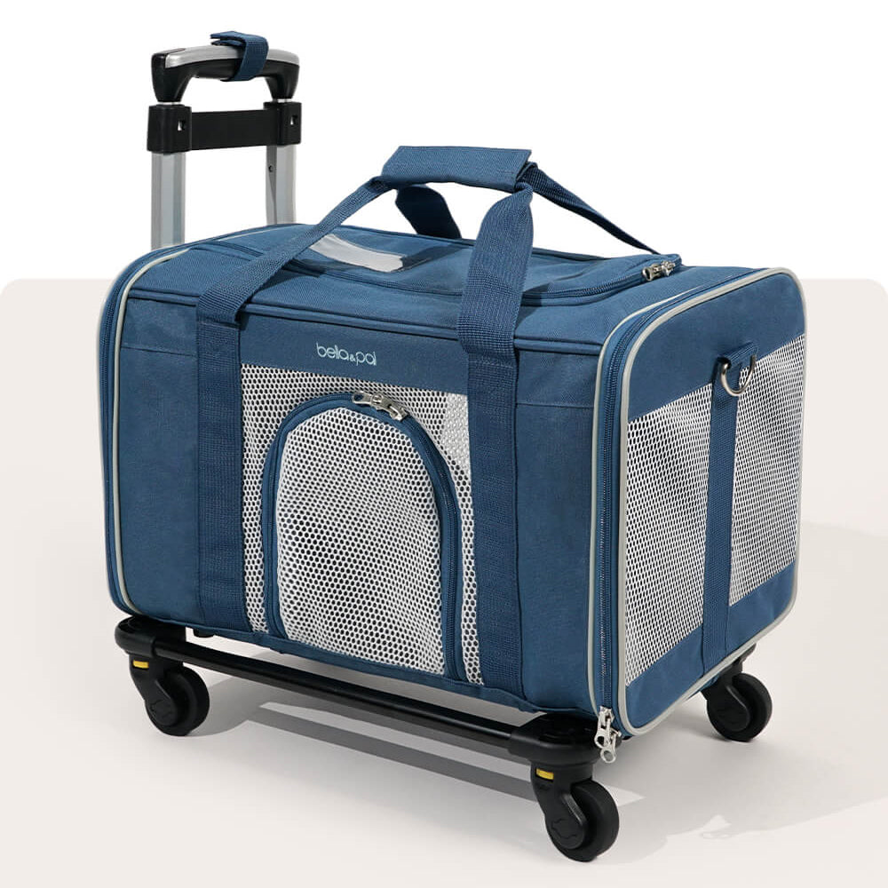 Bella & Pal Rolling Pet Carrier with Detachable Trolley