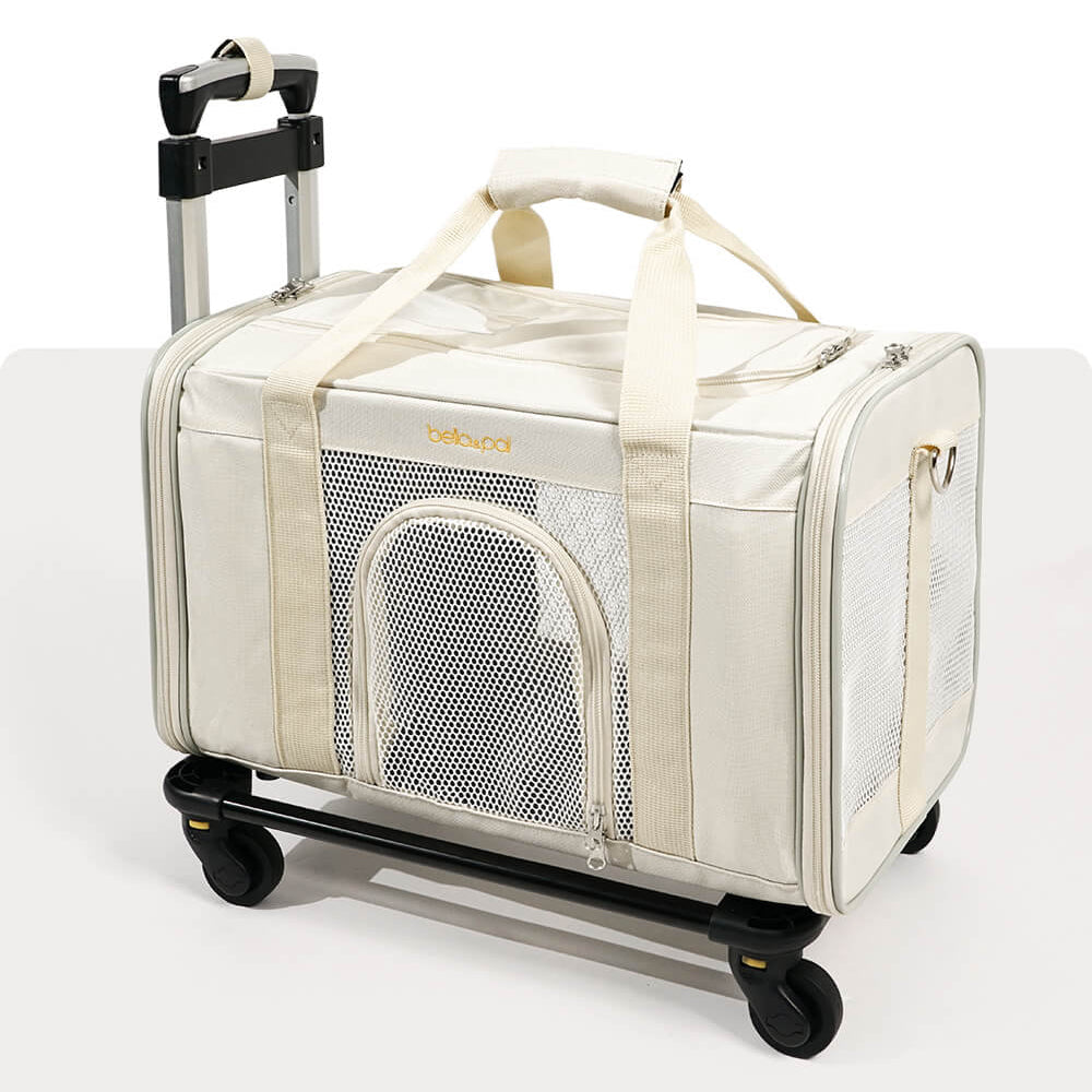 Bella & Pal Rolling Pet Carrier with Detachable Trolley