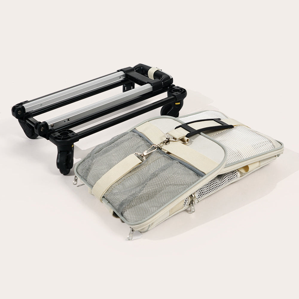 Bella & Pal Rolling Pet Carrier with Detachable Trolley
