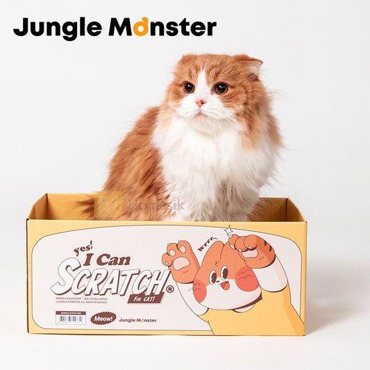 Junglemonster I Can Scratcher For Cat (with 2 scratching boards)