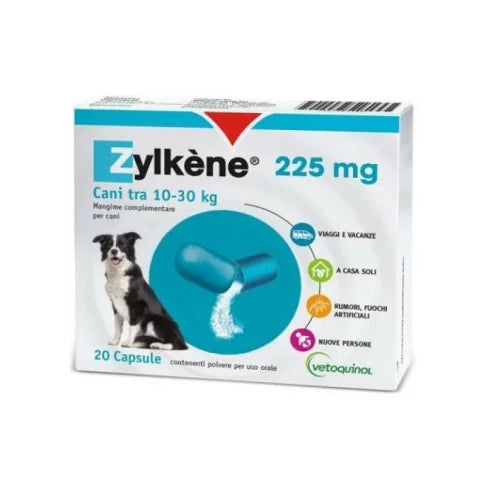 Vetoquinol Zylkene Calming 寵物情緒放鬆膠囊 225mg 20粒裝（適用於中及大型犬）