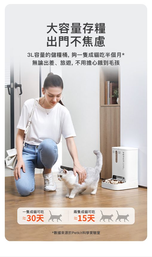 Petkit Yumshare Gemini 寵物智能餵食器(鏡頭+雙糧倉版)