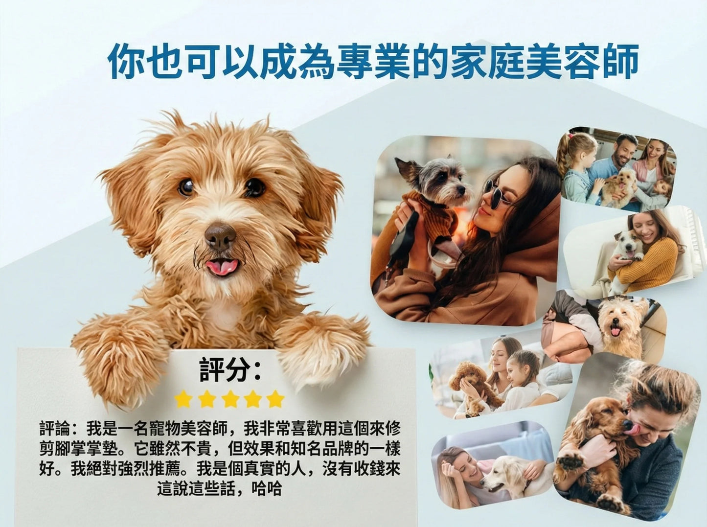 oneisall DTJ-002 | 2-in-1 Pet Hair Trimmer
