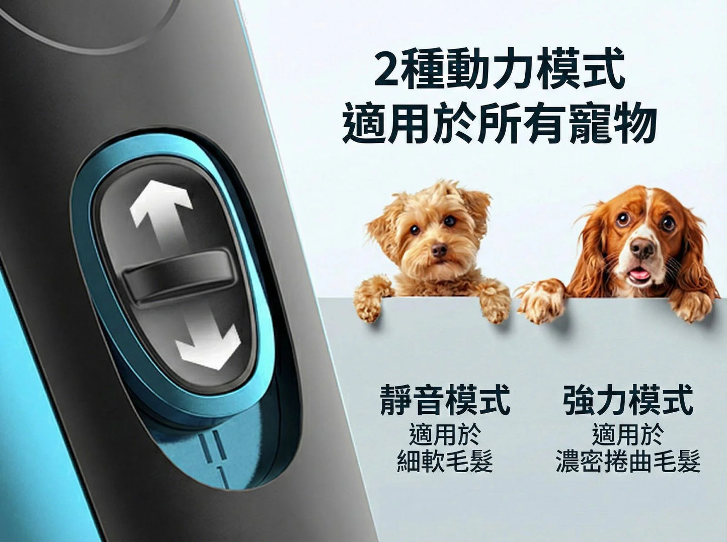 oneisall DTJ-002 | 2-in-1 Pet Hair Trimmer