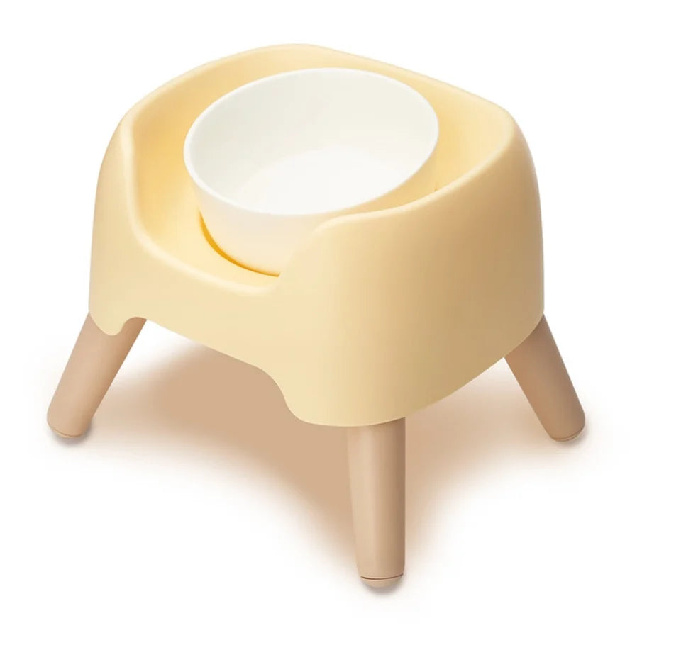SuperPet Curved Single-Bowl Elevated Pet Feeder with 3-Height Adjustment (SP015)