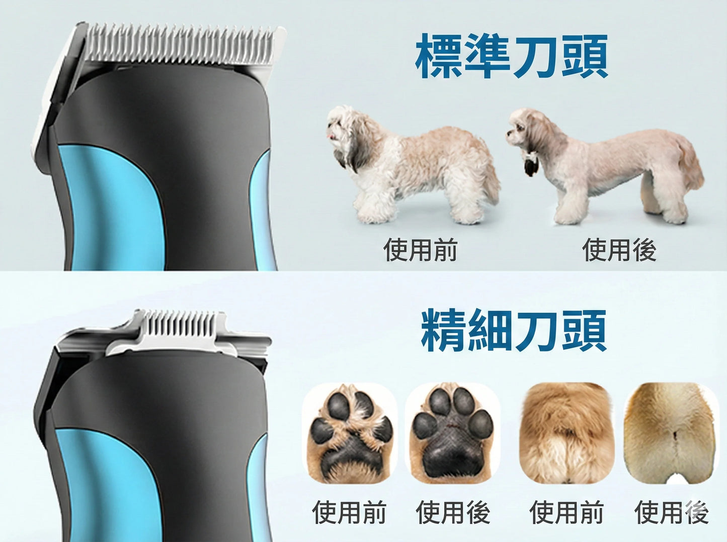 oneisall DTJ-002 | 2-in-1 Pet Hair Trimmer