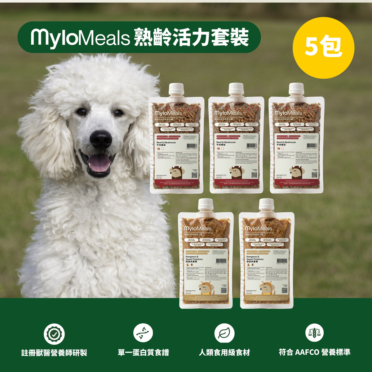 Mylo Healthy Aging Set (400g x 5)