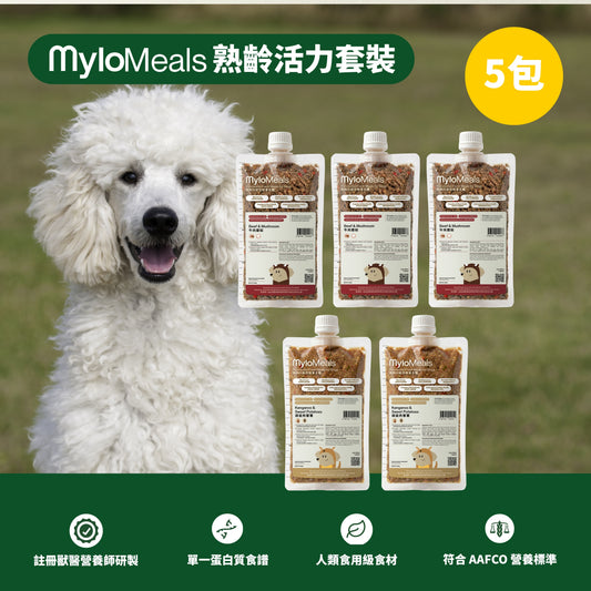 Mylo 熟齡活力套裝 (400g x 5)