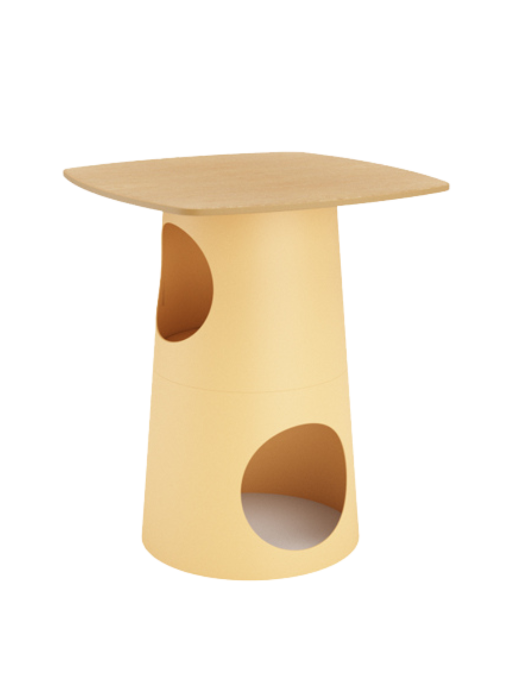 CASADOSA 多功能貓窩芝士桌   方形橡木紋