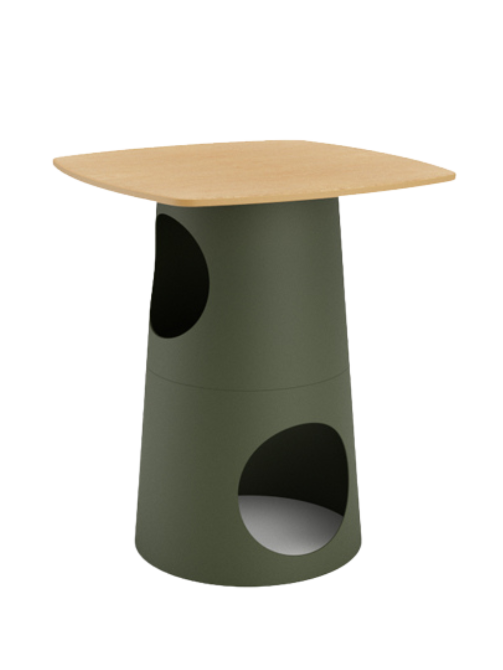 CASADOSA 多功能貓窩芝士桌   方形橡木紋