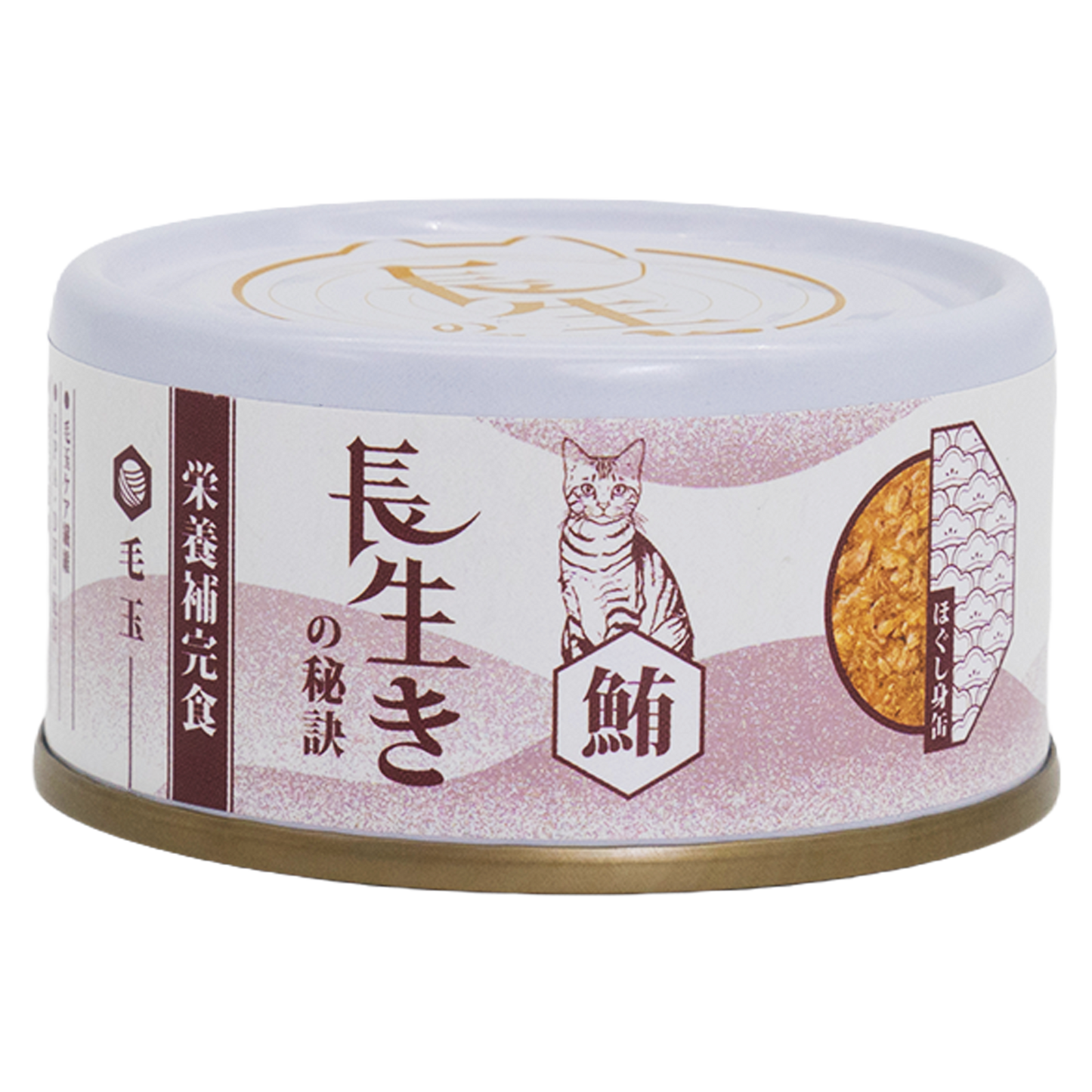 長生の秘訣 貓罐頭．肉汁湯罐 吞拿魚80g 原箱12罐