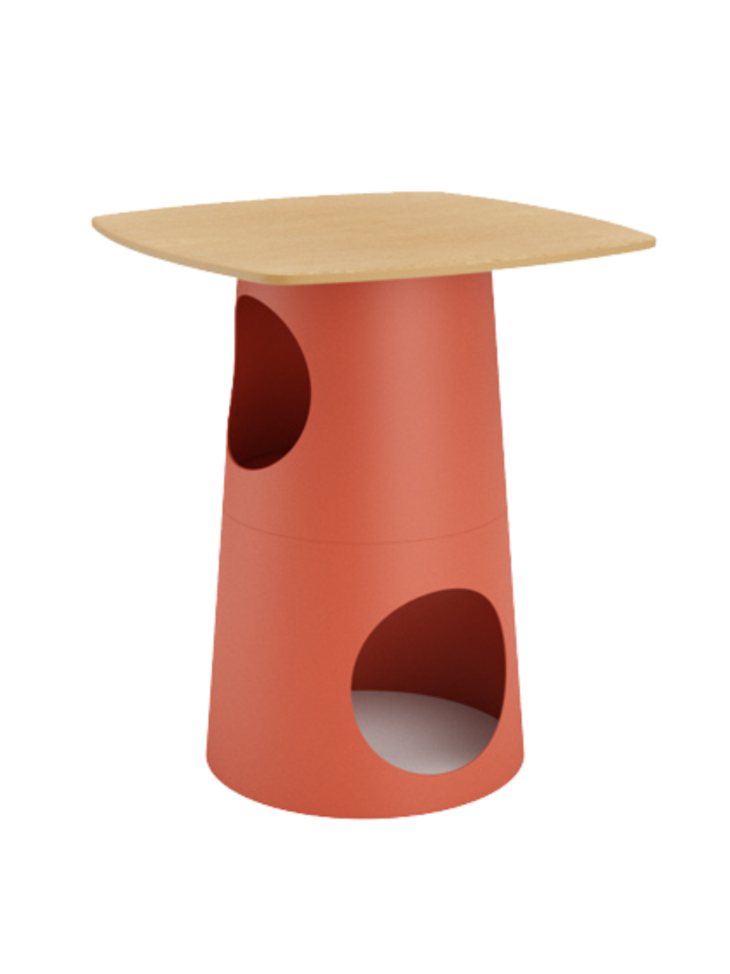 CASADOSA 多功能貓窩芝士桌   方形橡木紋