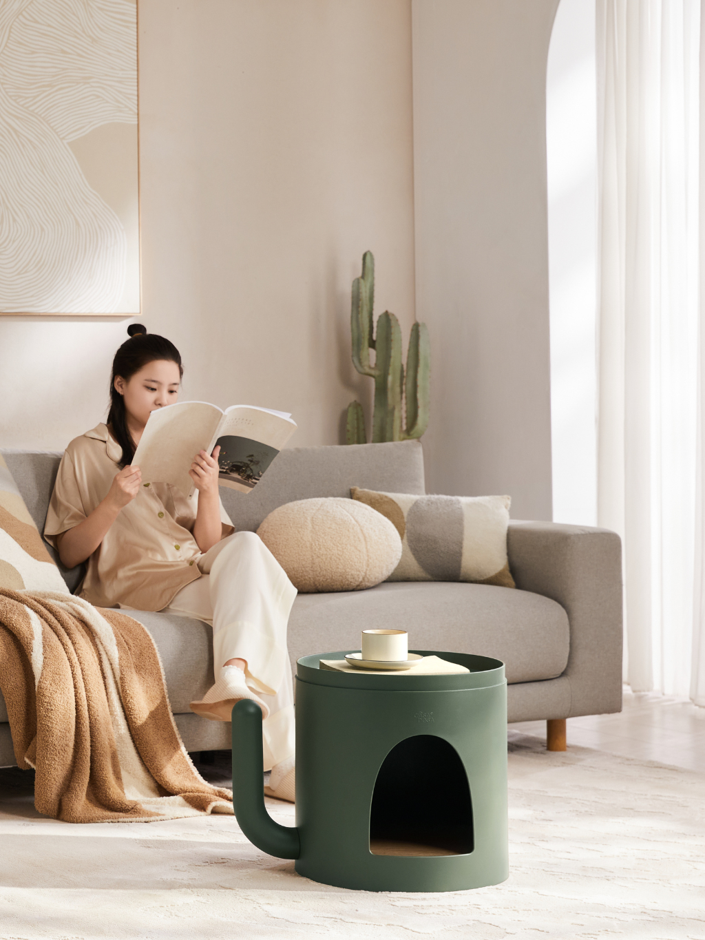 CASADOSA 仙人掌貓窩茶几 (不加配軟墊)