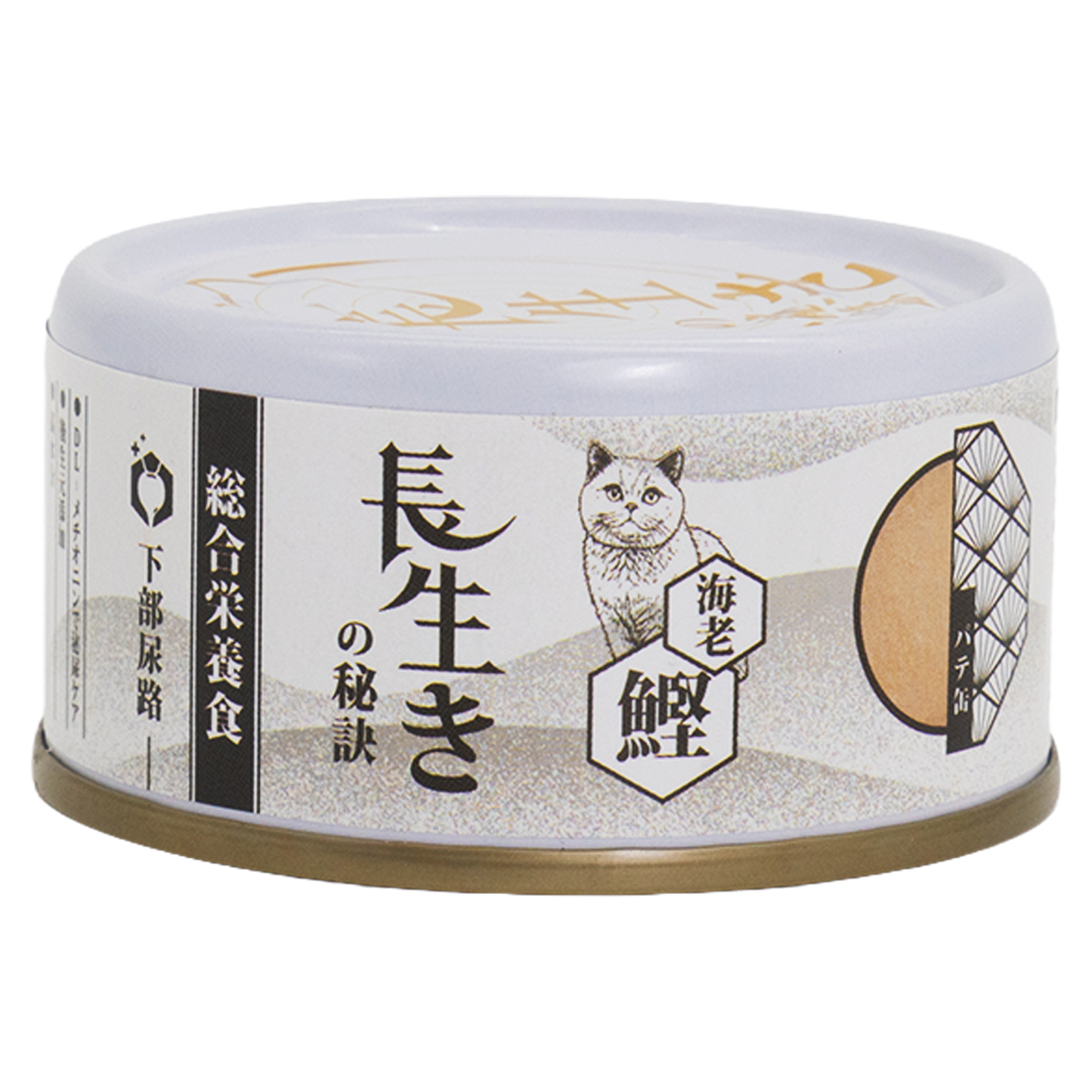 長生の秘訣 貓罐頭．肉醬主食罐 鰹魚+蝦80g 原箱12罐