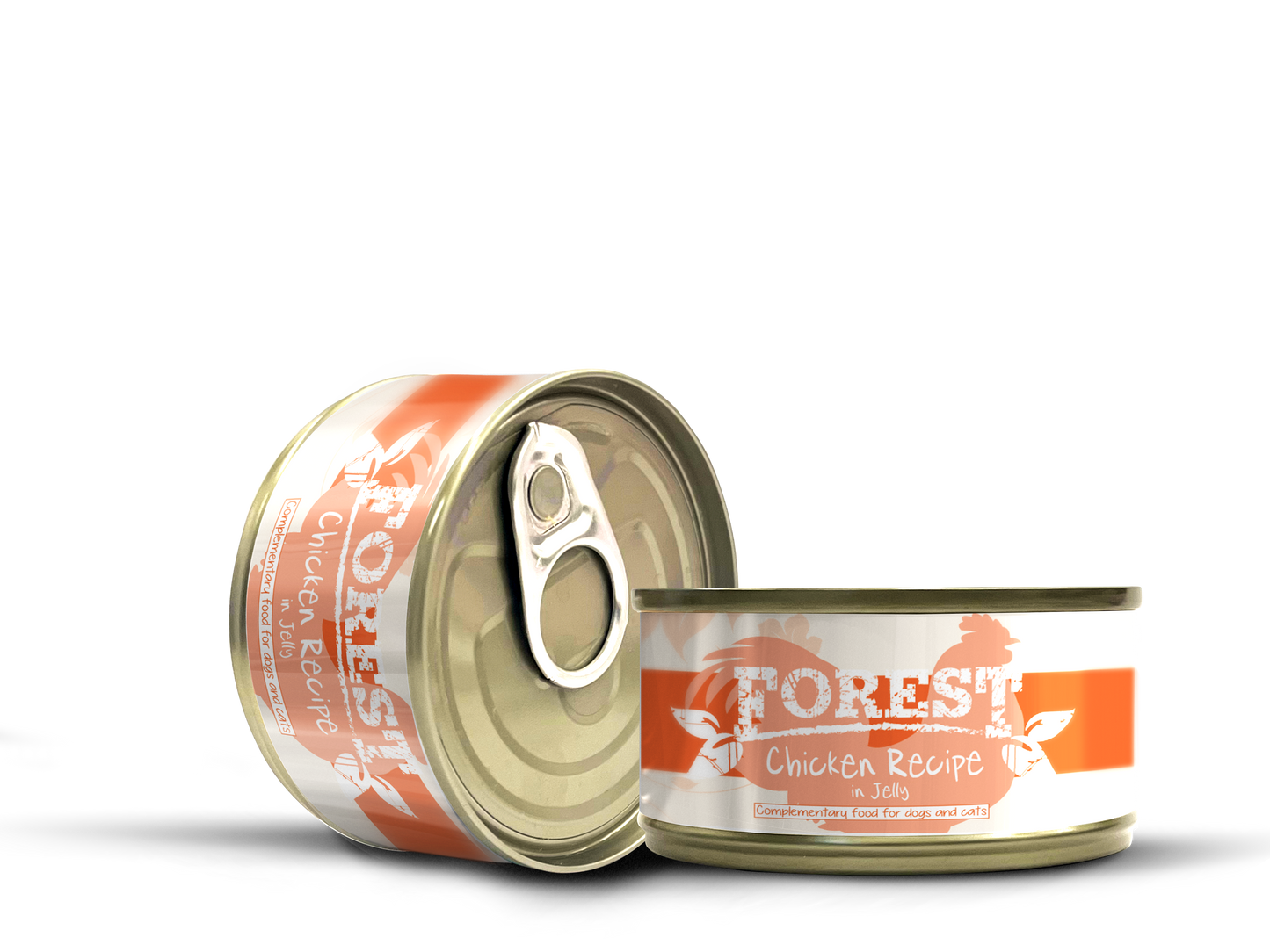 Forest - Grain-Free Chicken Recipe in Jelly Complementary Wet Food (80gx24cans)
