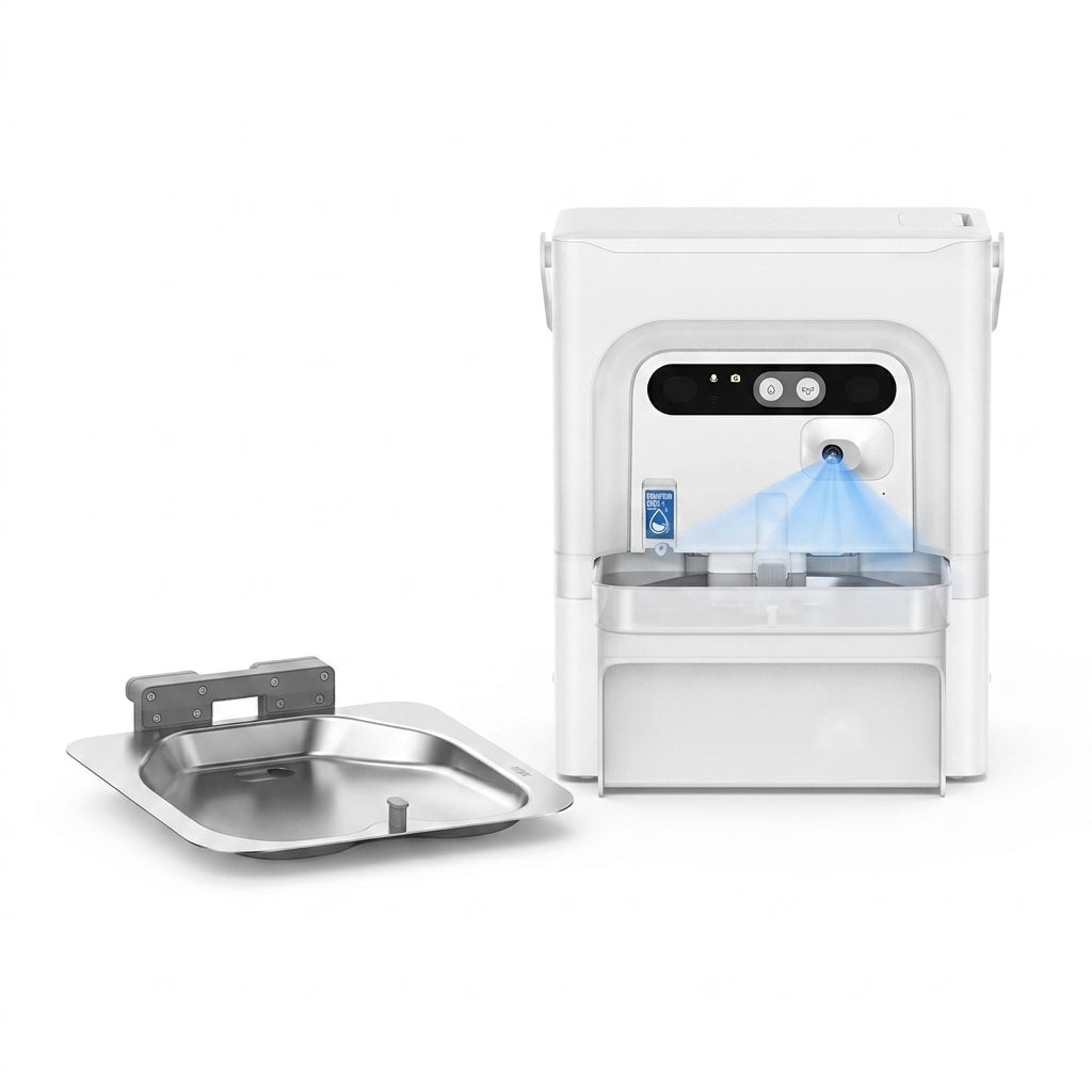 Petkit Eversweet Ultra AI Camera Smart Water Fountain with Dedicated Heating Tray Set