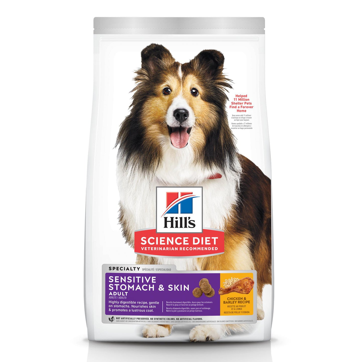 成犬敏感胃腸與皮膚 4磅 狗糧 (607592)