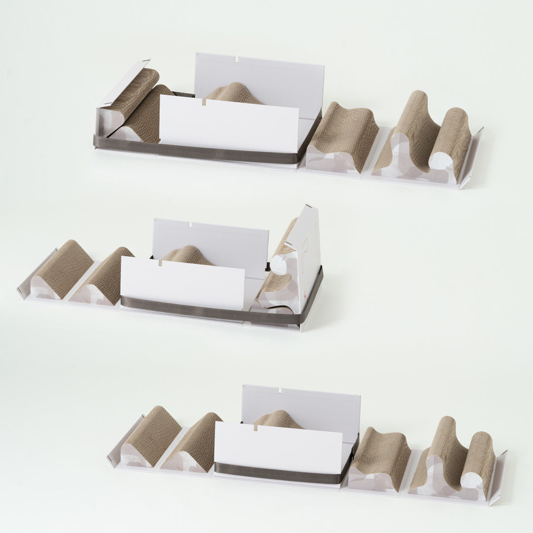 Pettellyava' Mystery Box Cats scratching boards designed with multi functions