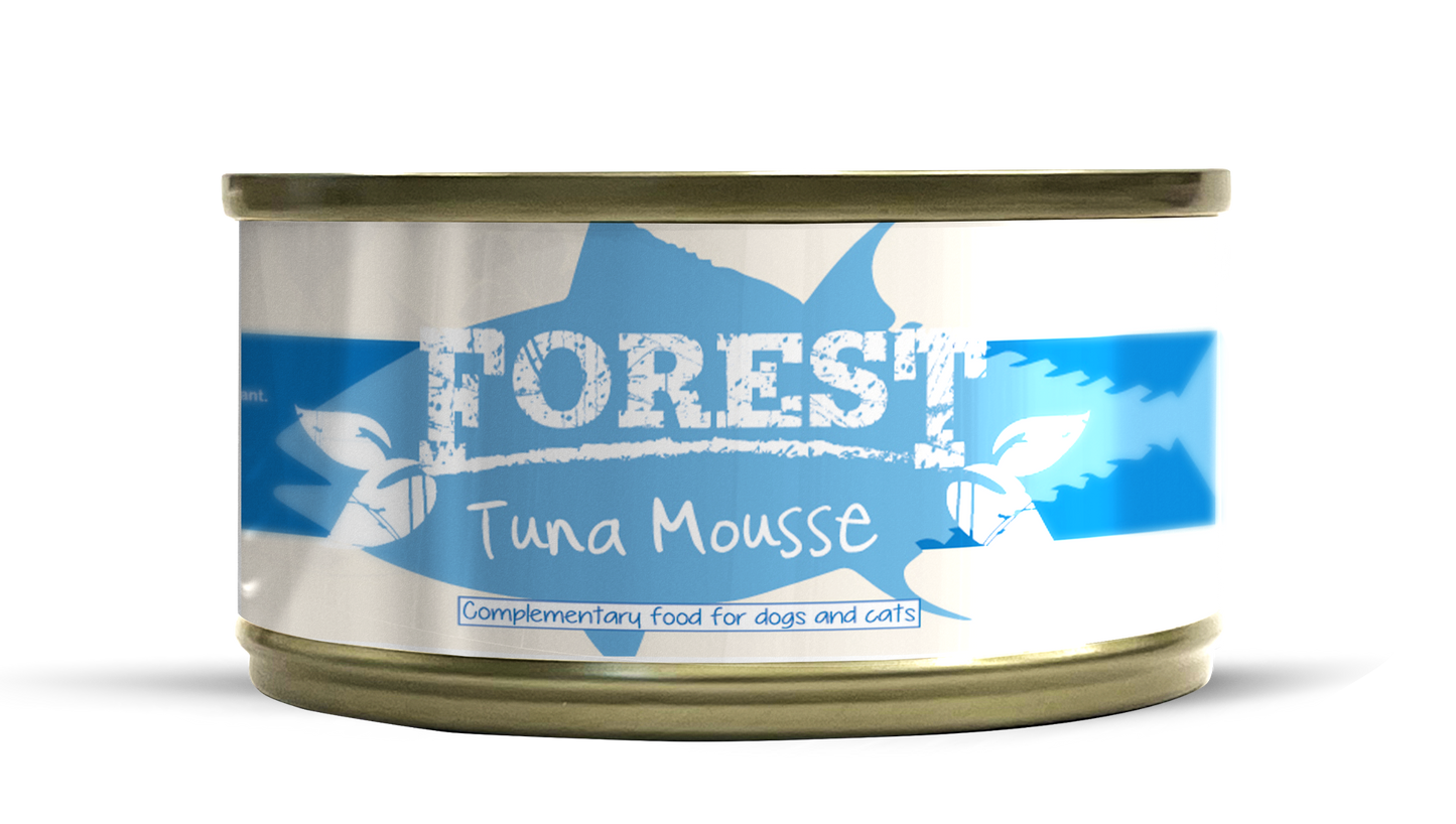 Forest - Grain-Free Tuna Mousse Complementary Wet Food (80gx24cans)