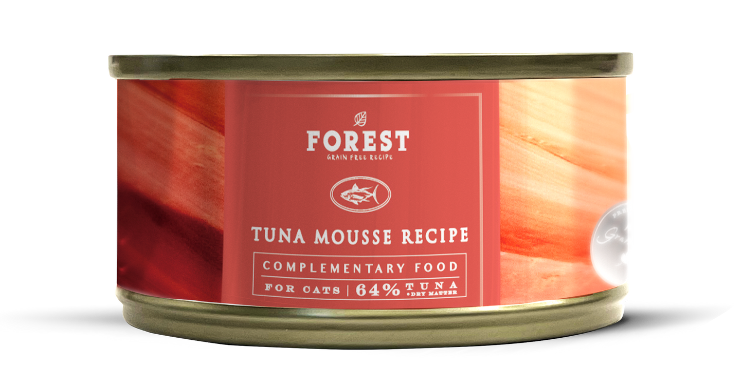 Forest - 64% Tuna Mousse Canned Cat Food【80gx24cans】