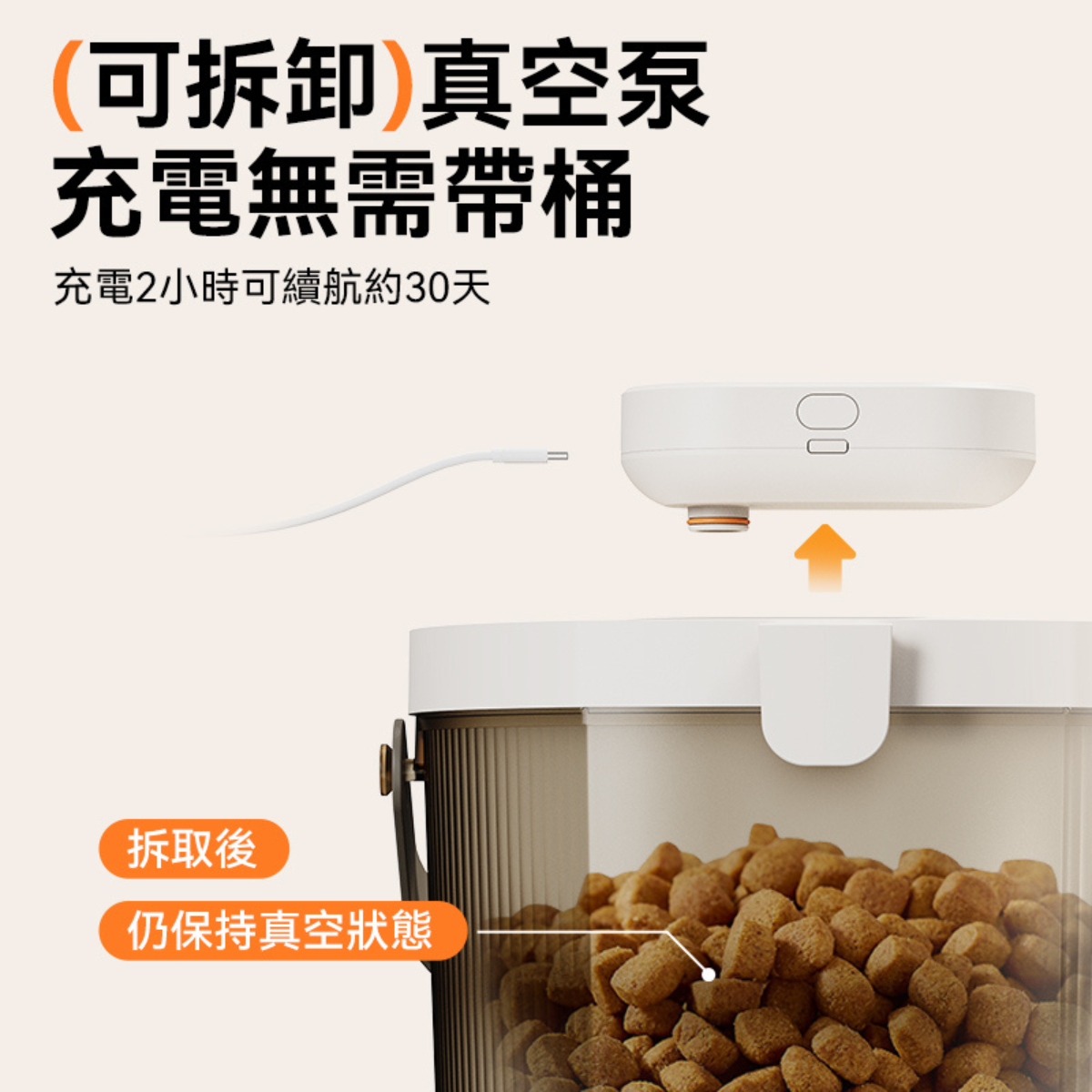 VOOCOO 「琥珀」真空儲糧桶