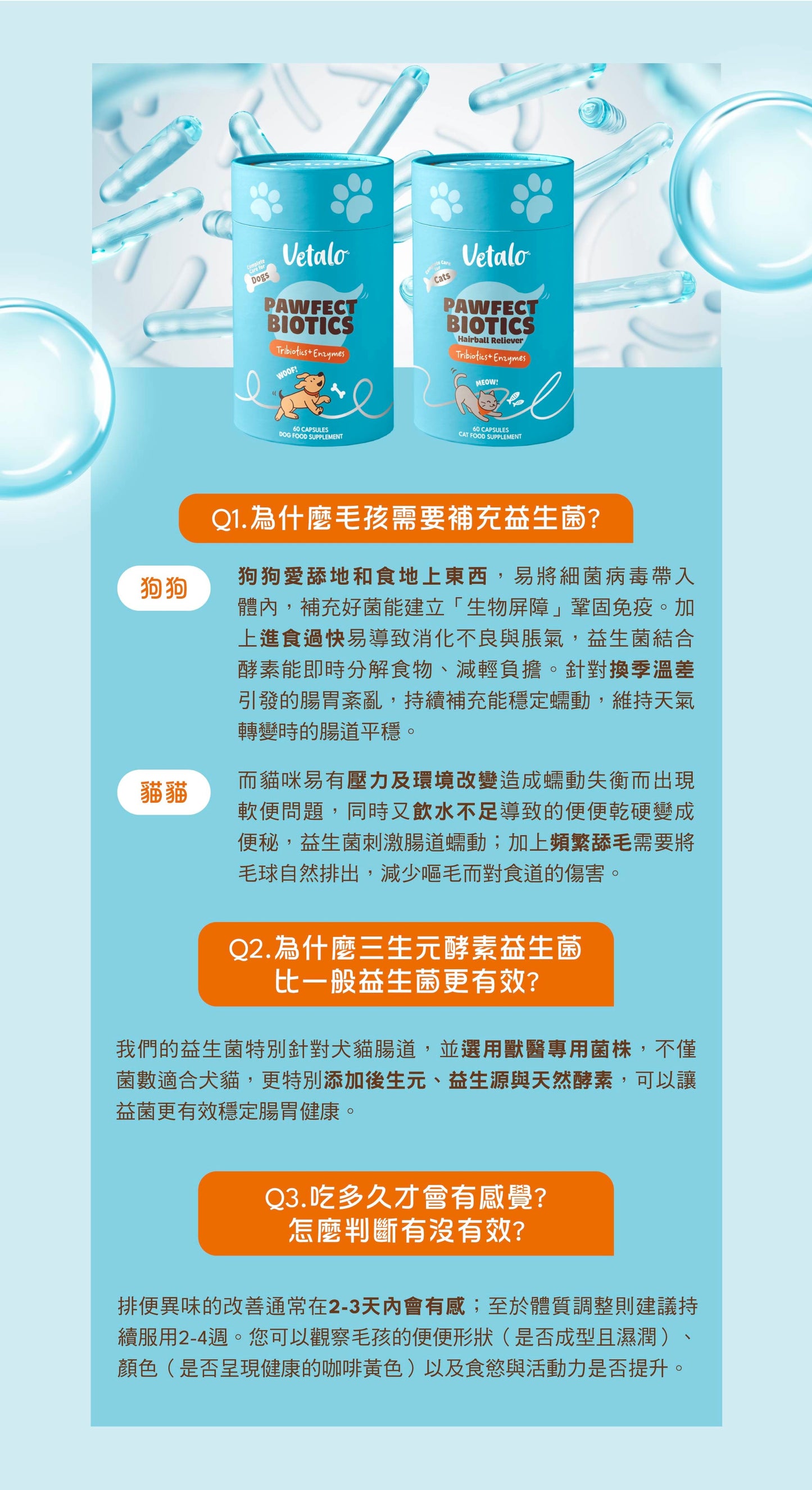 Vetalo 三生元酵素益生菌(貓用)