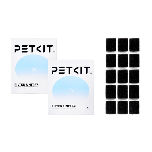 Petkit - Eversweet 3.0濾芯濾棉套裝（濾芯10片 + 濾棉15片）