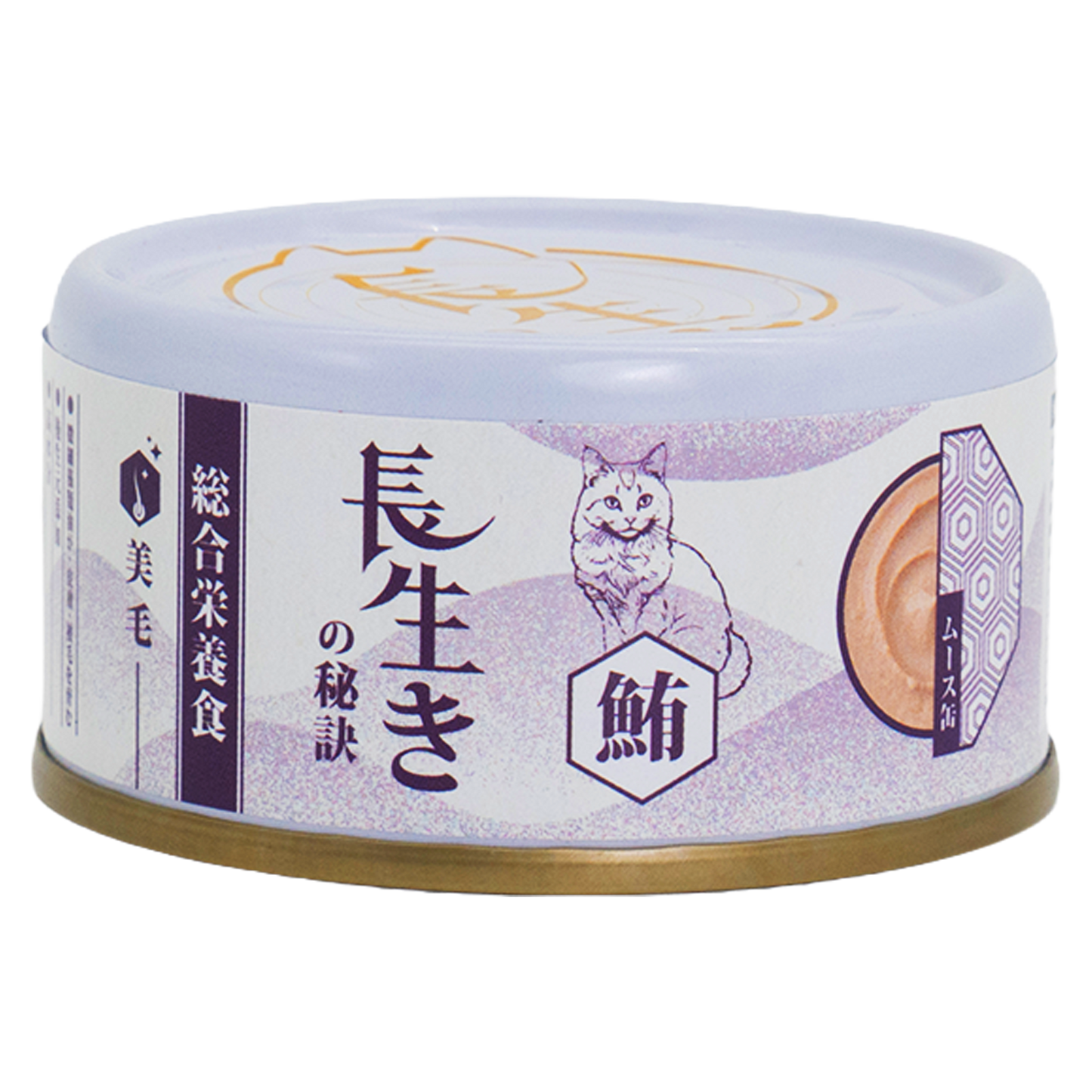 長生の秘訣 貓罐頭．慕絲主食罐 吞拿魚80g 原箱12罐