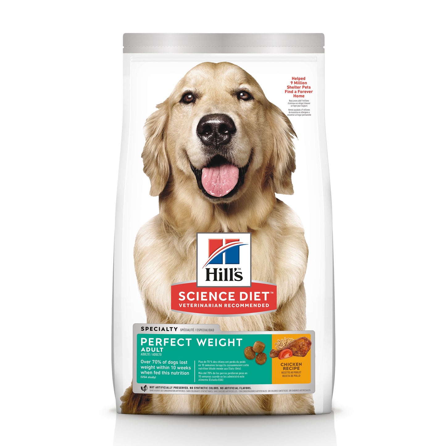 Canine Adult Perfect Weight 4 lb Dog Food  (2972)