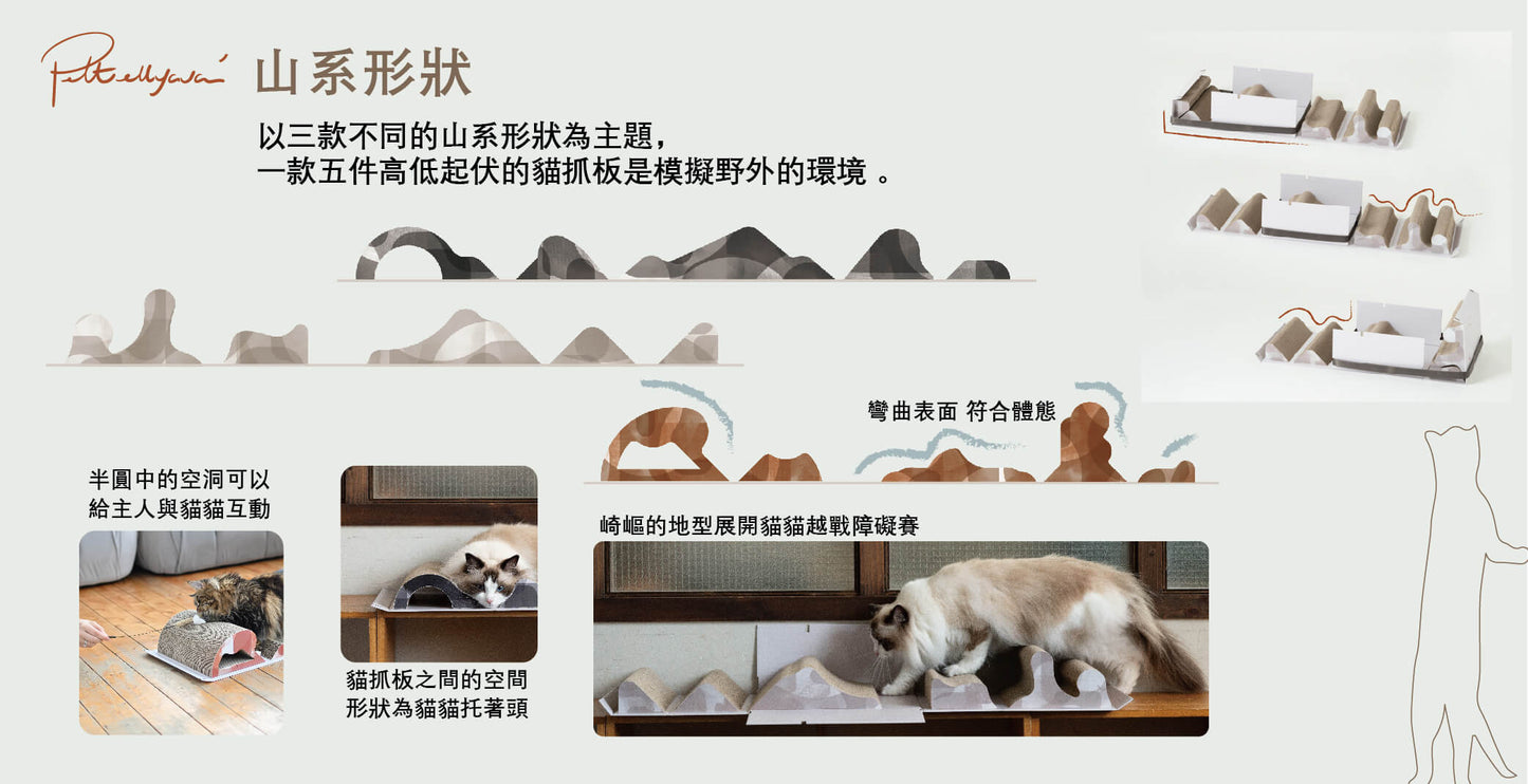 Pettellyava' Mystery Box Cats scratching boards designed with multi functions