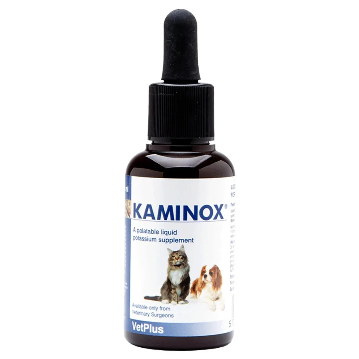 VetPlus Kaminox 保鉀寧貓犬用腎臟鉀離子補充滴劑 - 鉀水 60ml